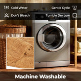 Cotton Checkers Geometric Non-Skid Washable 2 Piece Bath Rug Set