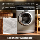 Cotton Checkers Geometric Non-Skid Washable 2 Piece Bath Rug Set