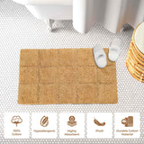 Cotton Checkers Geometric Non-Skid Washable 2 Piece Bath Rug Set