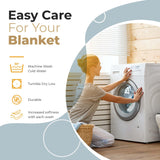 Metro Chevron Zig-Zag Modern All-Season Cotton Blanket