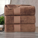 Giza Cotton Plush Absorbent Bath Towel Set of 3