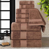 Niles Egyptian Giza Cotton Plush Heavyweight Soft 9 Piece Towel Set