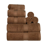 Madison Egyptian Cotton Plush Heavyweight 8 Piece Towel Set