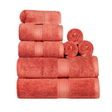 Madison Egyptian Cotton Plush Heavyweight 8 Piece Towel Set