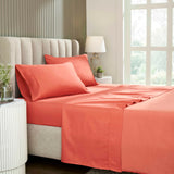 1200 Thread Count Cotton Rich Solid Deep Pocket Bed Sheet Set