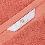 Basketweave Jacquard and Solid 6 Piece Egyptian Cotton Towel Set