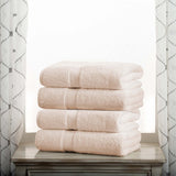 Egyptian Cotton Plush Heavyweight Bath Towel Set of 4