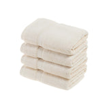Madison Egyptian Cotton Plush Thick Absorbent Hand Towel Set of 4