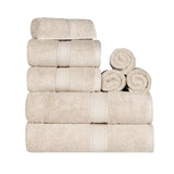 Madison Egyptian Cotton Plush Heavyweight 8 Piece Towel Set