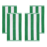 Cabana Stripe Oversized Cotton Beach Towel Set Of 2,4,6