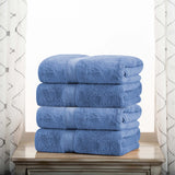 Egyptian Cotton Plush Heavyweight Bath Towel Set of 4