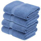 Egyptian Cotton Plush Heavyweight Bath Towel Set of 4