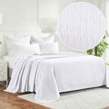 Diamond Weave Modern Classic Geometric All-Season Cotton Blanket