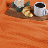 Diamond Weave Modern Classic Geometric All-Season Cotton Blanket