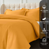 1200 Thread Count Egyptian Cotton Solid Duvet Cover Set