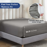 Pavo 100% Cotton 700 Thread Count Fitted Sheet - 18" & 20" Extra Deep Pocket Options