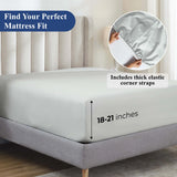 Apus 100% Cotton 500 Thread Count Fitted Sheet - 18" & 20" Extra Deep Pocket Options