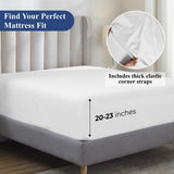 Apus 100% Cotton 500 Thread Count Fitted Sheet - 18" & 20" Extra Deep Pocket Options