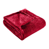 Fleece Plush Medium Weight Fluffy Soft Solid Decorative Blanket