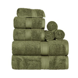 Madison Egyptian Cotton Plush Heavyweight 8 Piece Towel Set