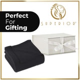 Waffle Weave Honeycomb Knit Soft Solid Textured Cotton Blanket