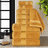 Niles Egyptian Giza Cotton Plush Heavyweight Soft 9 Piece Towel Set