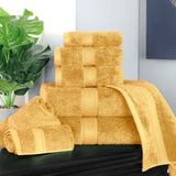 Madison Egyptian Cotton Plush Heavyweight 8 Piece Towel Set