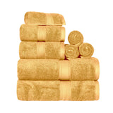 Madison Egyptian Cotton Plush Heavyweight 8 Piece Towel Set