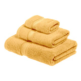 Madison Egyptian Cotton Plush Heavyweight 3 Piece Towel Set