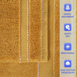 Niles Egyptian Giza Cotton Plush Absorbent Face Towel Washcloth Set of 12