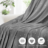 Fleece Plush Medium Weight Fluffy Soft Decorative Blanket Or Throw