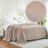 Metro Chevron Zig-Zag Modern All-Season Cotton Blanket