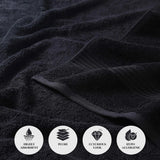 Egyptian Cotton Plush Absorbent Luxury Bath Towel Set of 4