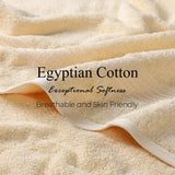 Egyptian Cotton Plush Absorbent Luxury Bath Towel Set of 4