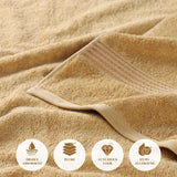 Heritage Egyptian Cotton Plush Absorbent Face Towel Washcloth Set of 10