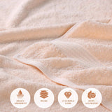 Heritage Egyptian Cotton Plush Thick Absorbent Hand Towel Set of 8