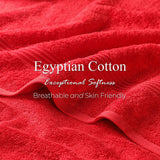 Heritage Egyptian Cotton Plush Absorbent Face Towel Washcloth Set of 10
