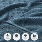 Heritage Egyptian Cotton Plush 3 Piece Absorbent Luxury Towel Set