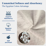 Superior Madison Egyptian Cotton Plush Face Towel Washcloth Set of 6
