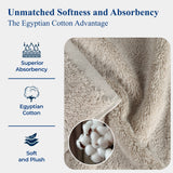 Madison Egyptian Cotton Plush Thick Absorbent Bath Sheet Set of 2