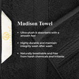 Madison Egyptian Cotton Plush Heavyweight 8 Piece Towel Set