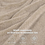 Fleece Plush Medium Weight Fluffy Soft Solid Decorative Blanket