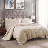 Egyptian Cotton 300 Thread Count Solid Luxury Duvet Cover Set
