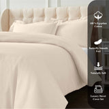 1200 Thread Count Egyptian Cotton Solid Duvet Cover Set