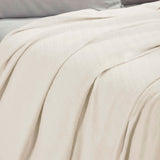 Milan Cotton Textured Jacquard Striped Lightweight Woven Blanket