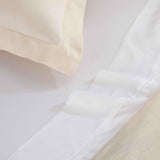Egyptian Cotton 300 Thread Count Solid Luxury Duvet Cover Set