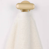 Honeycomb Textured Waffle Border Cotton Bath Towels, Set of 4