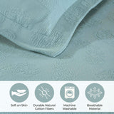 Jacquard Matelassé Paisley Cotton Bedspread Set
