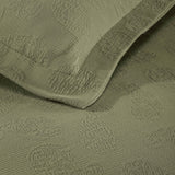 Jacquard Matelassé Paisley Cotton Bedspread Set