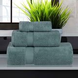 Zero-Twist Smart-Dry Combed Cotton 3 Piece Towel Set